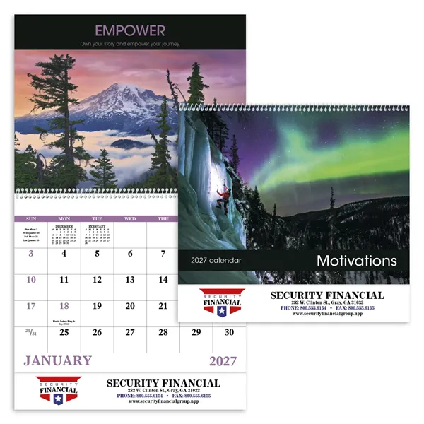 Good Value™ Motivations - Spiral Calendar