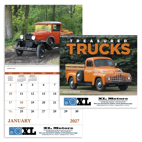 Good Value™ Treasured Trucks - Spiral Calendar