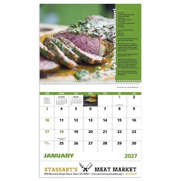 Good Value™ Grilling - Spiral Calendar