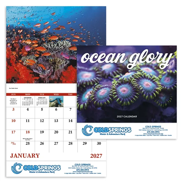 Good Value™ Ocean Glory - Stapled Calendar