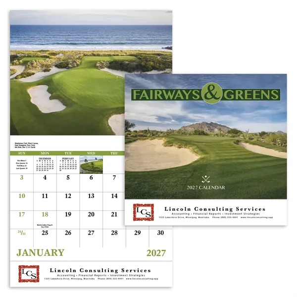 Good Value™ Fairways & Greens - Stapled Calendar