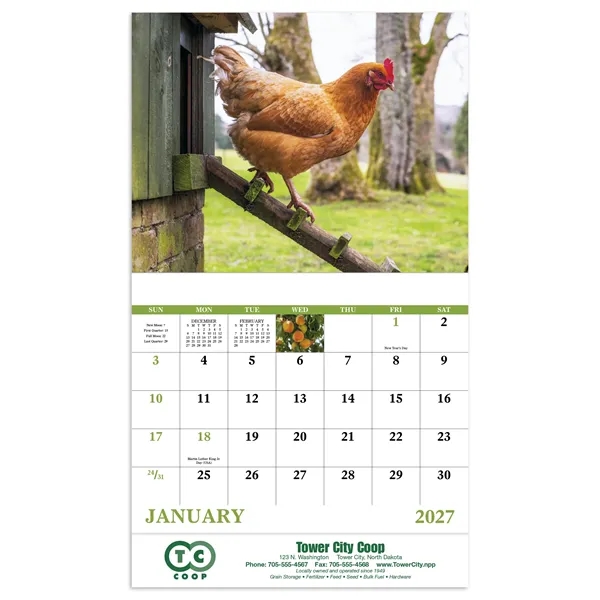 Good Value™ Agriculture - Stapled Calendar