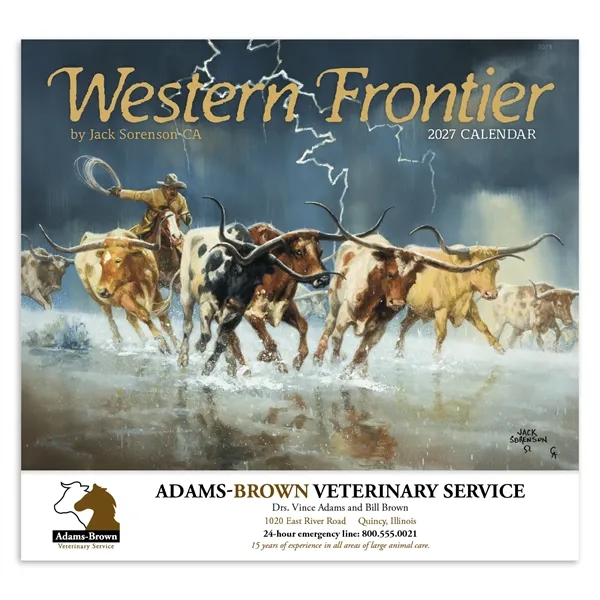 Good Value™ Western Frontier - Stapled Calendar