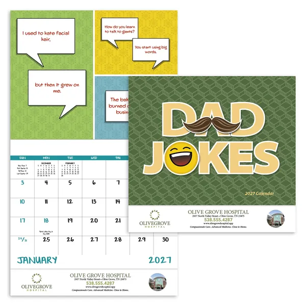 Good Value™ Dad Jokes - Stapled Calendar