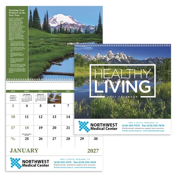 Good Value™ Healthy Living - Spiral Calendar