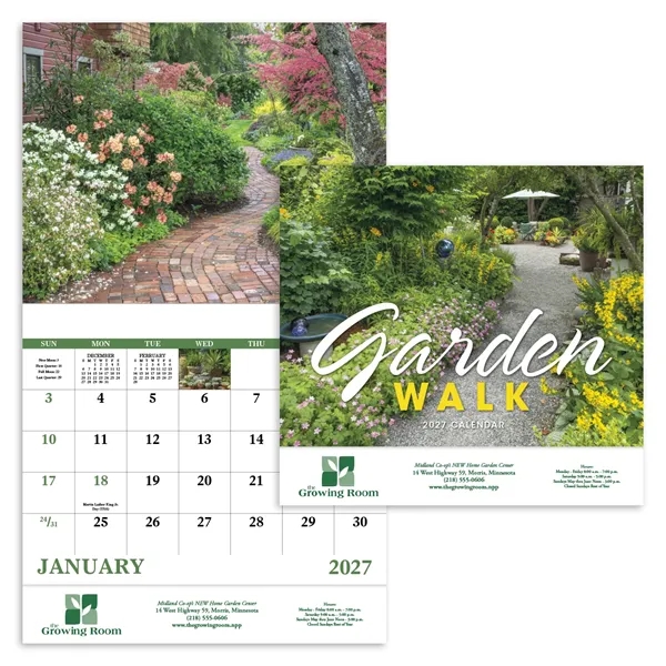 Good Value™ Garden Walk - Stapled Calendar