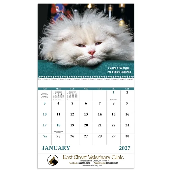 Good Value™ Pets with Attitude - Spiral Calendar