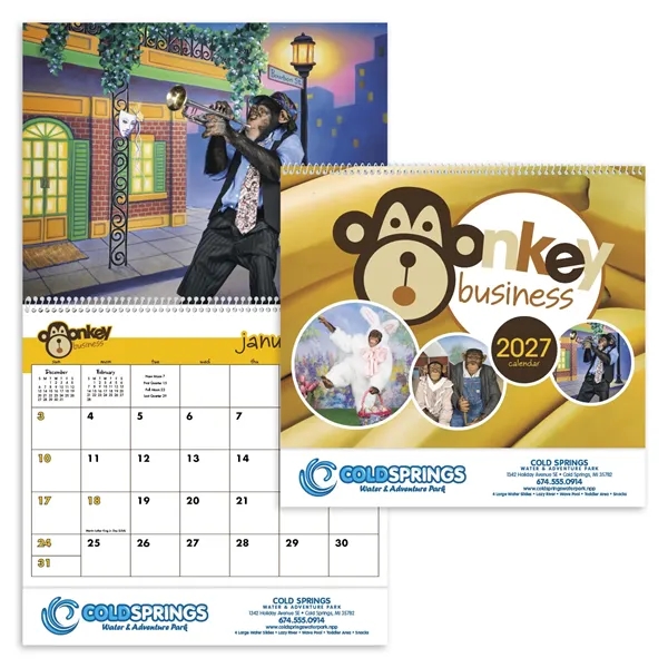 Triumph® Calendars Monkey Business Calendar
