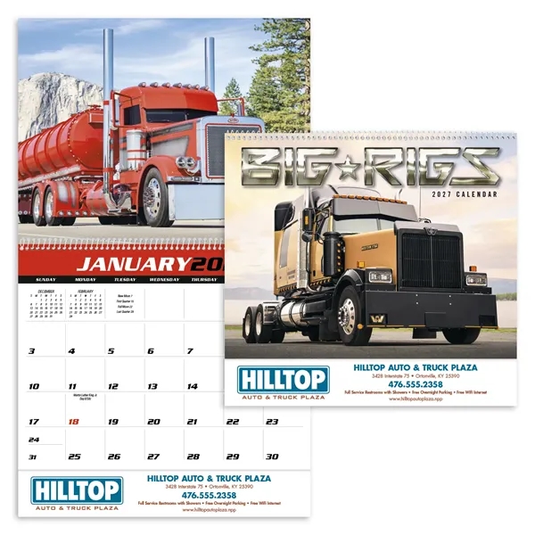 Triumph® Calendars Big Rigs Calendar