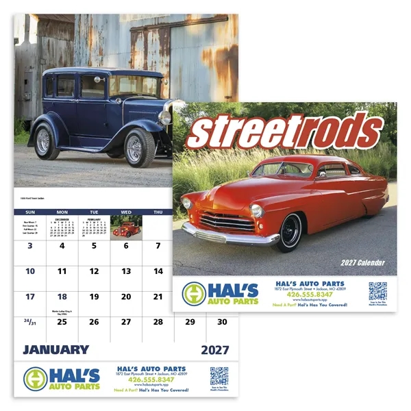 Good Value™ Street Rods - Stapled Calendar