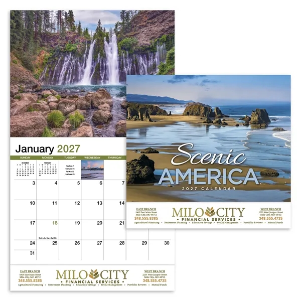 Products Scenic America® Appointment Calendar - Stapled
