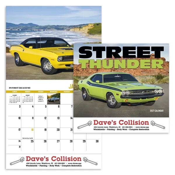 Products Street Thunder Appointment Calendar - Stapled