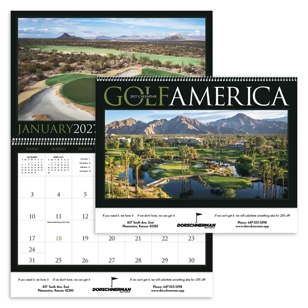 Triumph® Calendars Golf America Calendar
