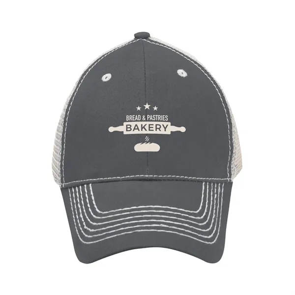 Heavy Stitch Cap With Mesh