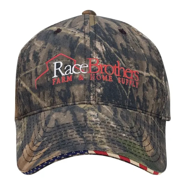 Custom Camo Patriotic Cap