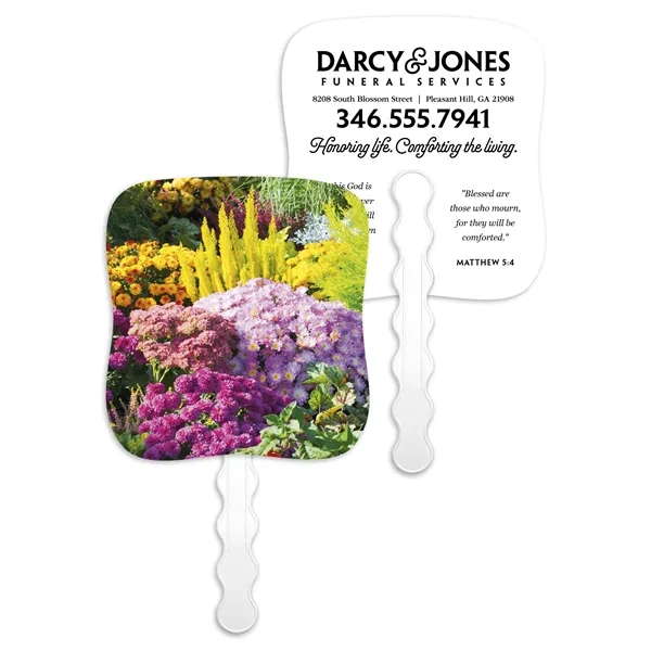 Skinner & Kennedy® Bountiful Garden - Pictorial Fan