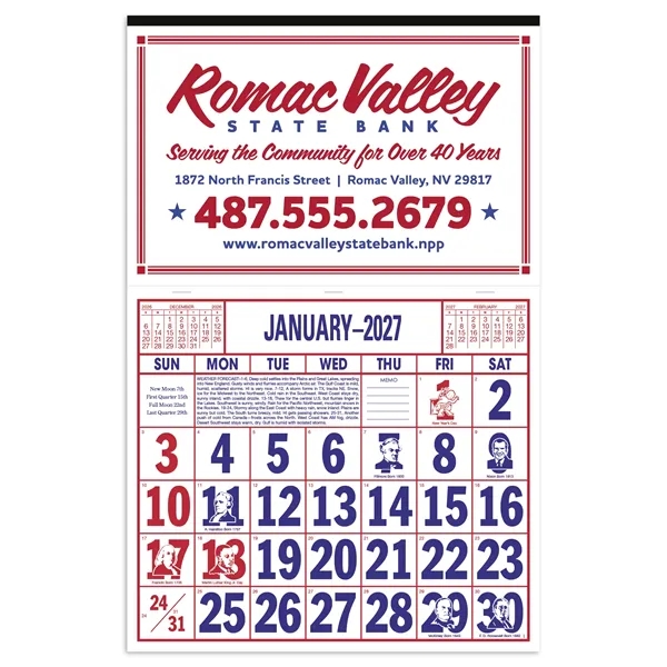 Skinner & Kennedy® Apron Style Calendar