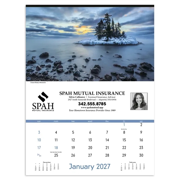 Triumph® Calendars America's Charm Calendar