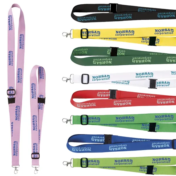 Universal Source® 1" Adjustable Polyester Lanyard