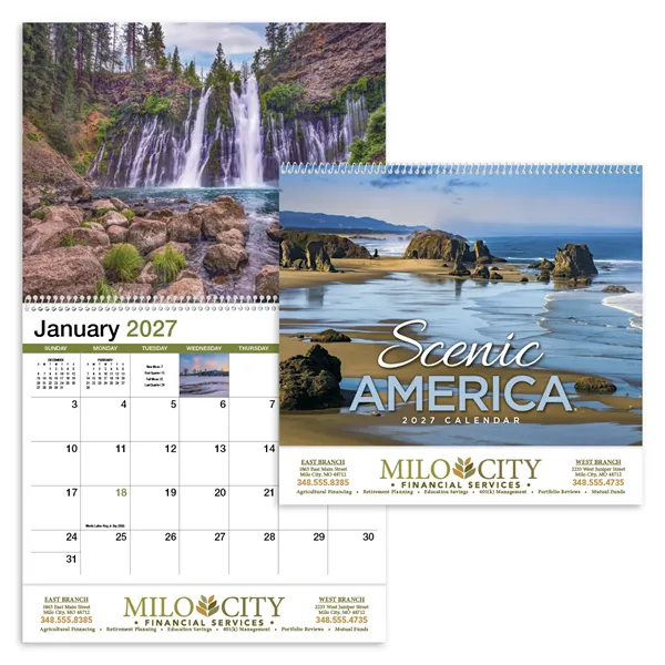 Products Scenic America® Appointment Calendar - Spiral
