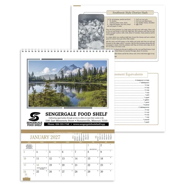 Triumph® Calendars Recipe Pocket Calendar