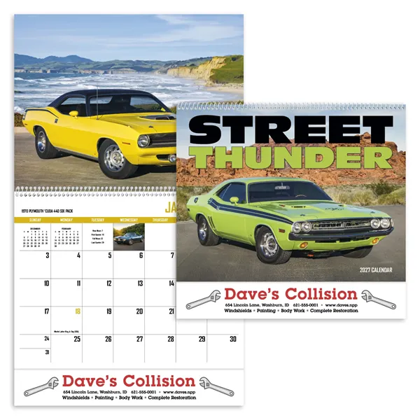 Products Street Thunder Appointment Calendar - Spiral