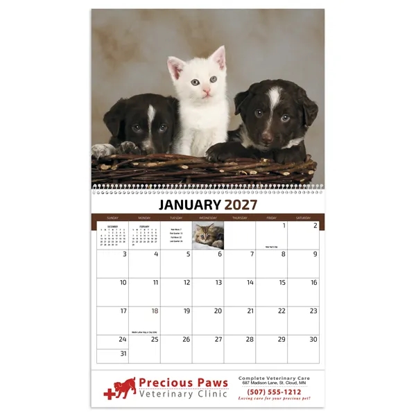 Products Four Paws Appointment Calendar - Spiral