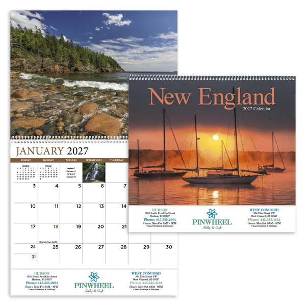 Products New England Appointment Calendar - Spiral