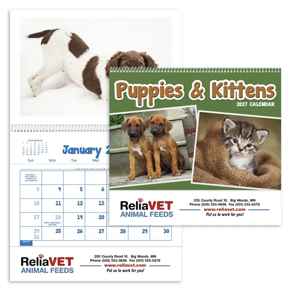 Triumph® Calendars Puppies & Kittens Pocket Calendar