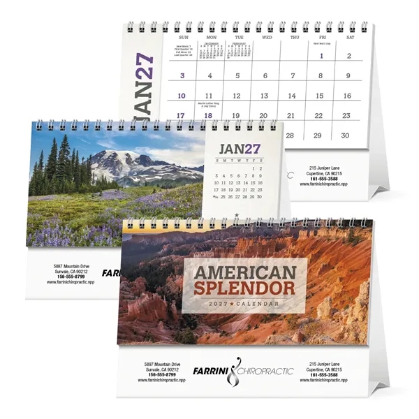 Triumph® Calendars American Splendor Desk Calendar