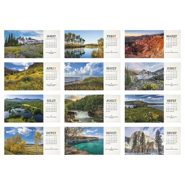 Triumph® Calendars American Splendor Desk Calendar