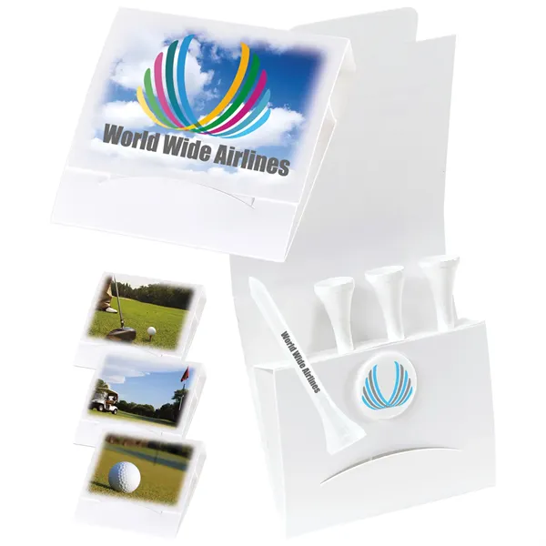 4-1 Golf Tee Packet - 3-1/4" Tee