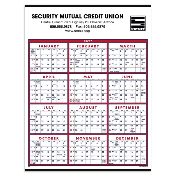 Triumph® Calendars Span-A-Year Calendar