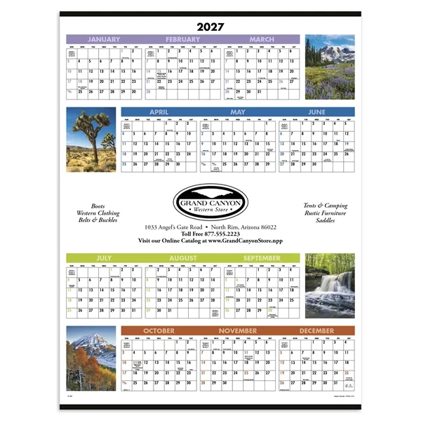 Triumph® Calendars Scenic Span-A-Year Calendar