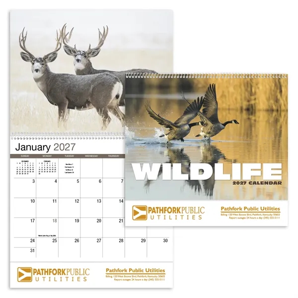 Products Wildlife Appointment Calendar - Spiral