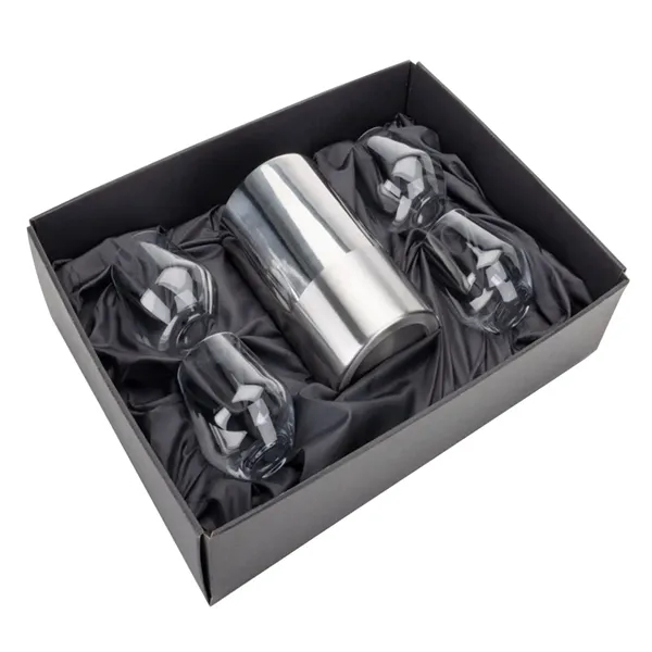 Catania Wine Cooler & Reina Stemless Wine Set