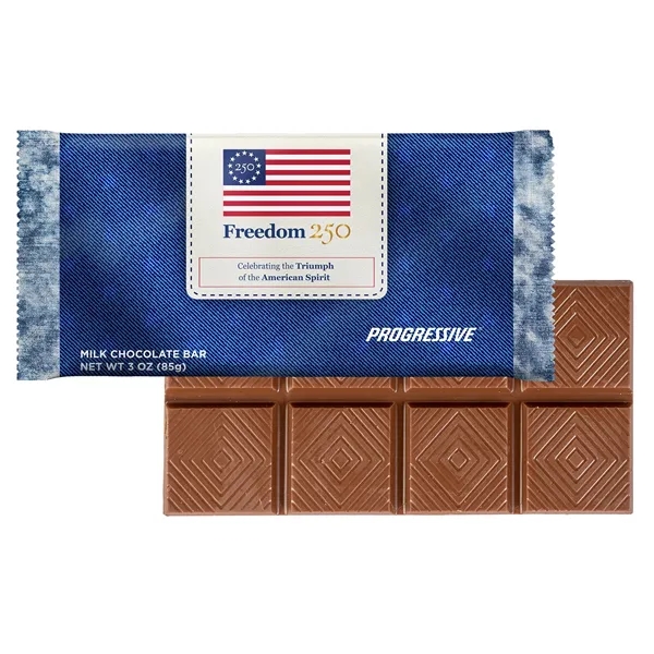 Freedom250 Flow Wrapped 3 oz Chocolate Bar