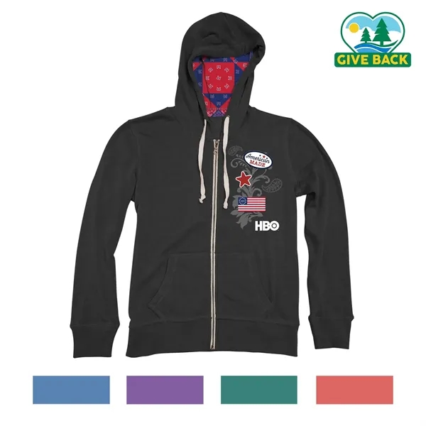 Freedom250 ACE Ladies' Soft Whisper Fleece Full Zip Hoodie