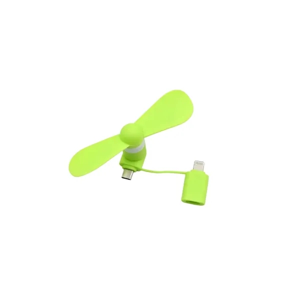 Mini Fan Dual with Lightning and USB C