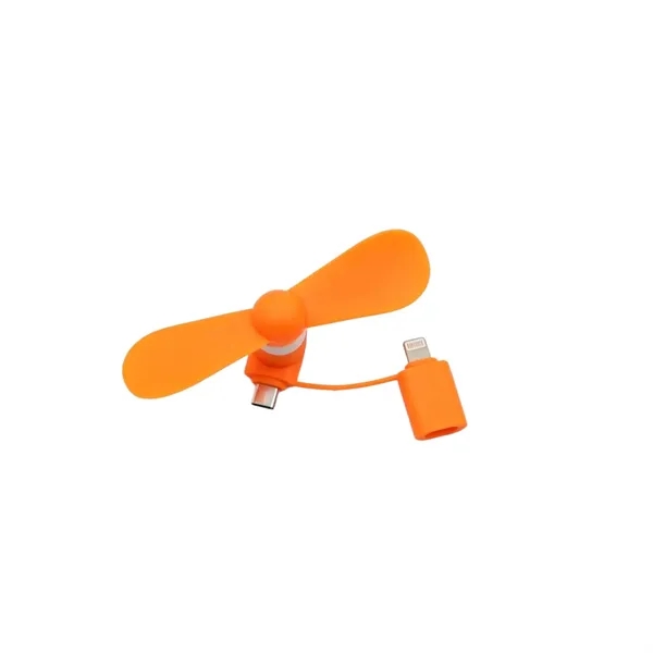 Mini Fan Dual with Lightning and USB C