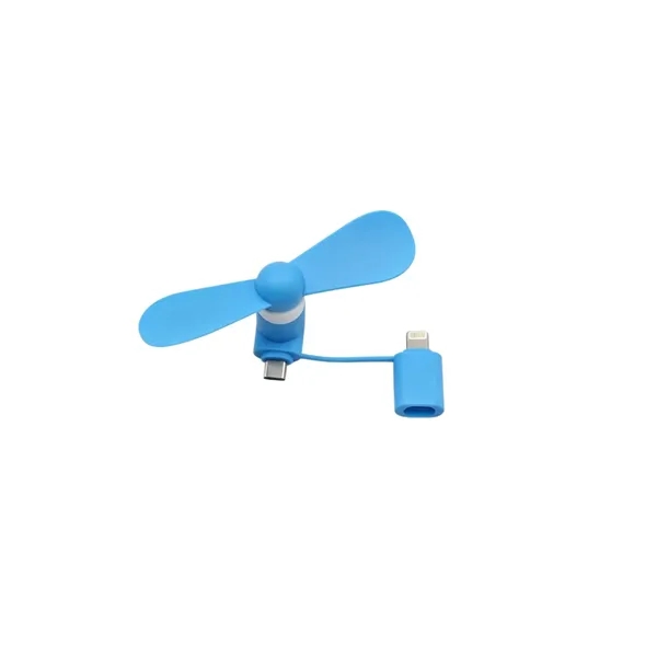 Mini Fan Dual with Lightning and USB C