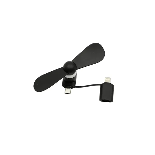 Mini Fan Dual with Lightning and USB C