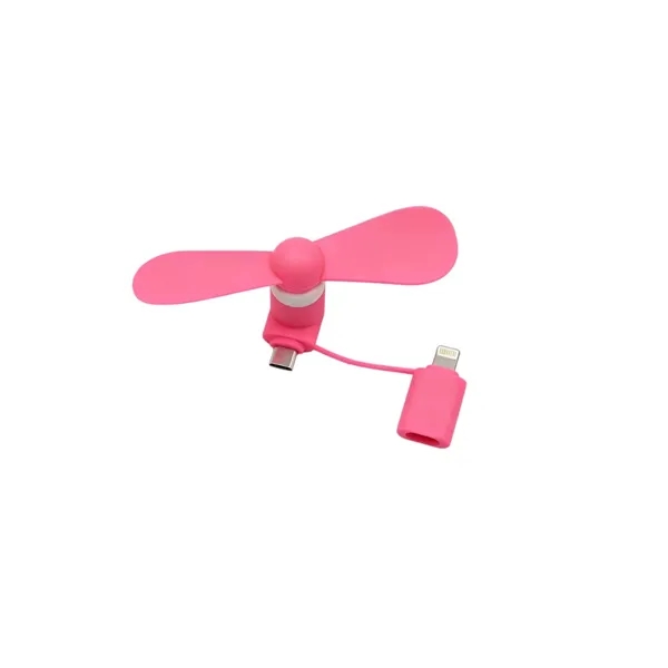 Mini Fan Dual with Lightning and USB C