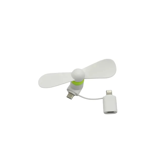 Mini Fan Dual with Lightning and USB C