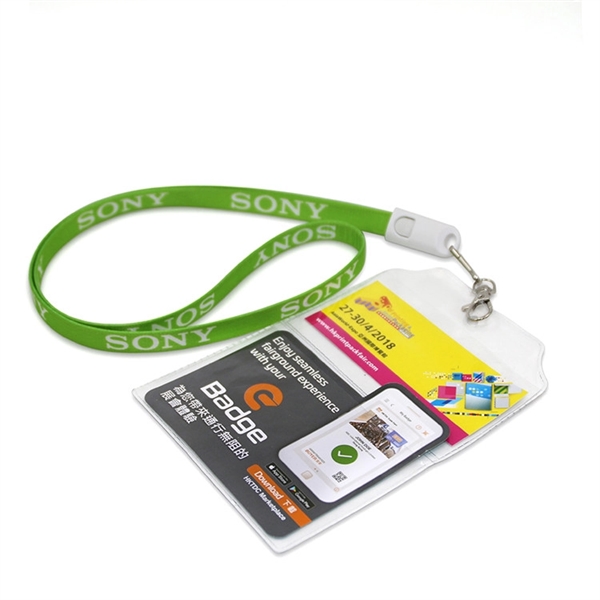 2-in-1 Lanyard Charging Cable - 2-in-1 Lanyard Charging Cable - Image 1 of 8