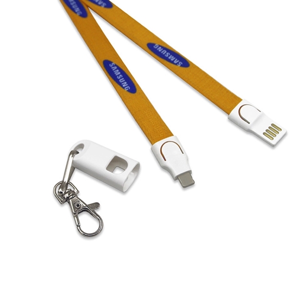 2-in-1 Lanyard Charging Cable - 2-in-1 Lanyard Charging Cable - Image 2 of 8