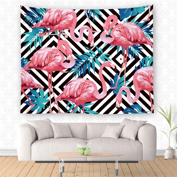 Flamingo Wall Tapestry - Flamingo Wall Tapestry - Image 5 of 6