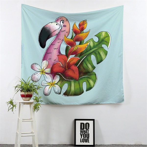 Flamingo Wall Tapestry - Flamingo Wall Tapestry - Image 6 of 6