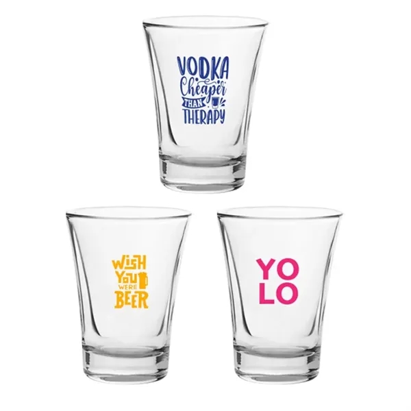 Custom Hot Shot 2 oz Traditional Shot Glasses