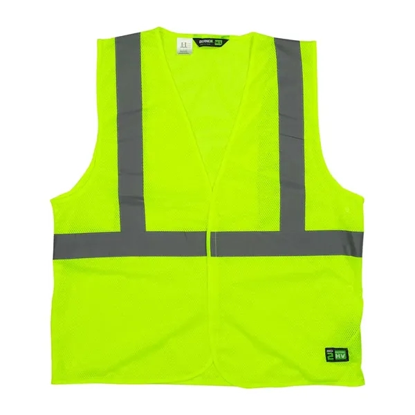 Custom Berne Apparel Men's Hi-Vis Class 2 Economy Vest